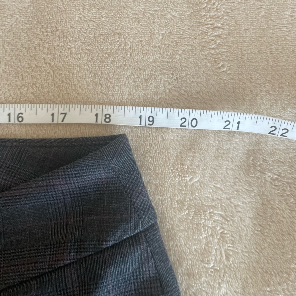 Lane Bryant Plaid Wide Leg Petite Trouser Pants - Size 18 - Picture 10 of 14